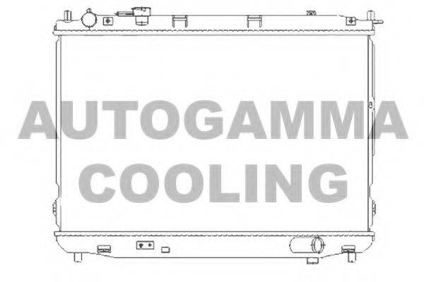 AUTOGAMMA 104652 Радиатор, охлаждение двигателя