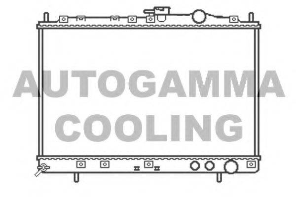 AUTOGAMMA 104655 Радиатор, охлаждение двигателя