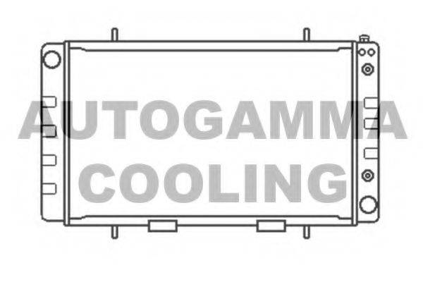 AUTOGAMMA 104660 Радиатор, охлаждение двигателя