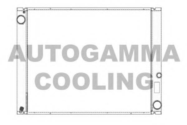 Радиатор, охлаждение двигателя AUTOGAMMA 104667