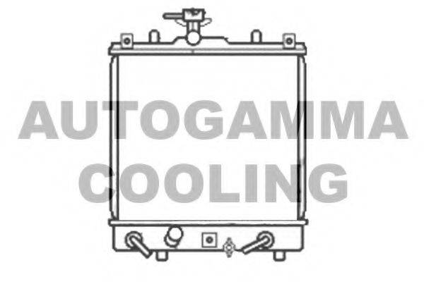 Радиатор, охлаждение двигателя AUTOGAMMA 104700