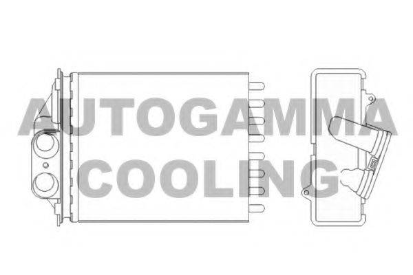 Теплообменник, отопление салона AUTOGAMMA 104804