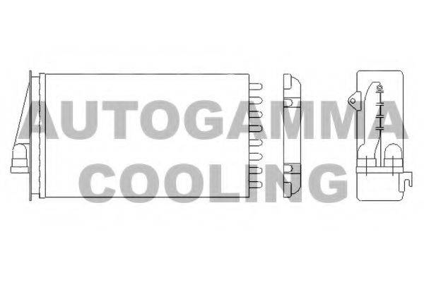 Теплообменник, отопление салона AUTOGAMMA 104936