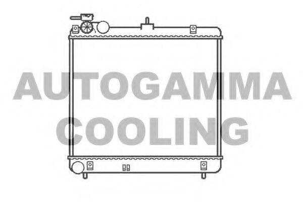 Радиатор, охлаждение двигателя AUTOGAMMA 105127