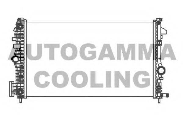 AUTOGAMMA 105319 Радиатор, охлаждение двигателя