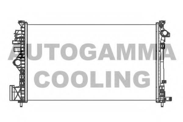 Радиатор, охлаждение двигателя AUTOGAMMA 105320