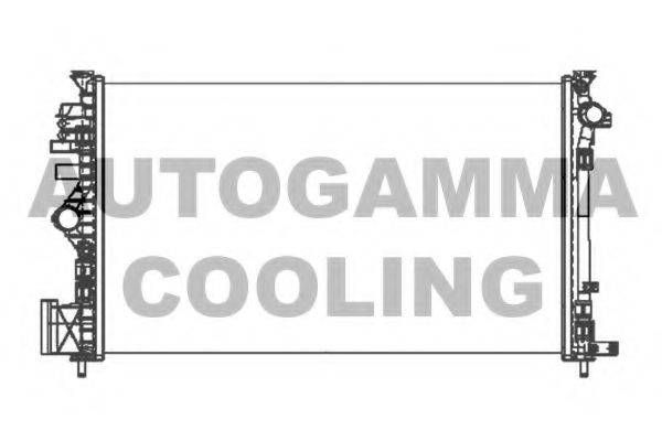 Радиатор, охлаждение двигателя AUTOGAMMA 105322