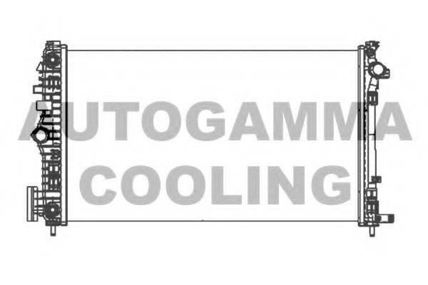 AUTOGAMMA 105323 Радиатор, охлаждение двигателя