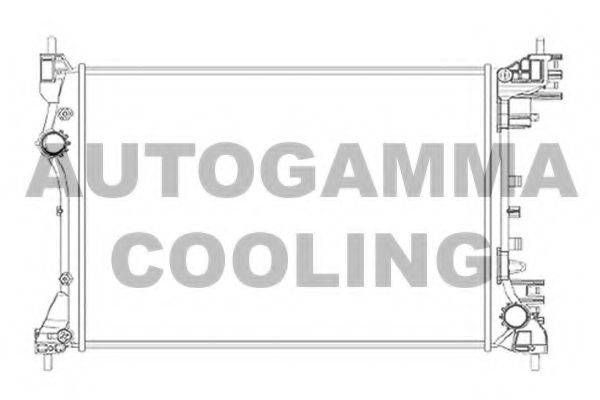 AUTOGAMMA 105365 Радиатор, охлаждение двигателя