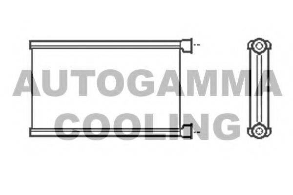 Теплообменник, отопление салона AUTOGAMMA 105390