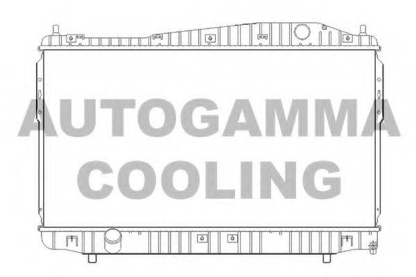 AUTOGAMMA 105391 Радиатор, охлаждение двигателя
