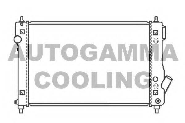 Радиатор, охлаждение двигателя AUTOGAMMA 105410