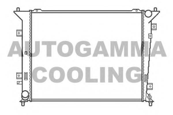 Радиатор, охлаждение двигателя AUTOGAMMA 105413