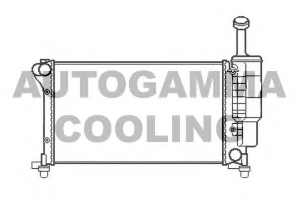 Радиатор, охлаждение двигателя AUTOGAMMA 105428