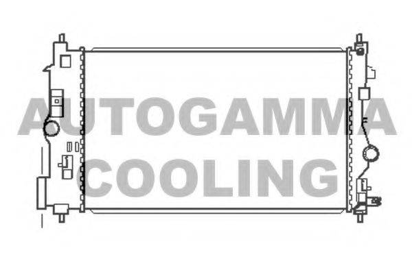 Радиатор, охлаждение двигателя AUTOGAMMA 105447