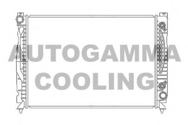 AUTOGAMMA 105483 Радиатор, охлаждение двигателя