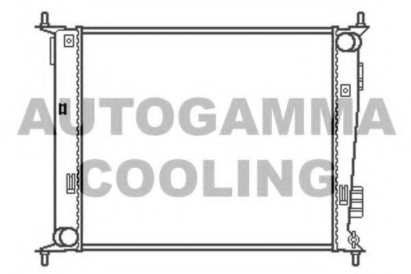 AUTOGAMMA 105532 Радиатор, охлаждение двигателя