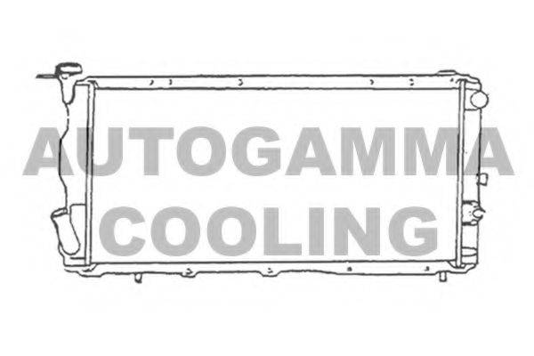 AUTOGAMMA 105567 Радиатор, охлаждение двигателя