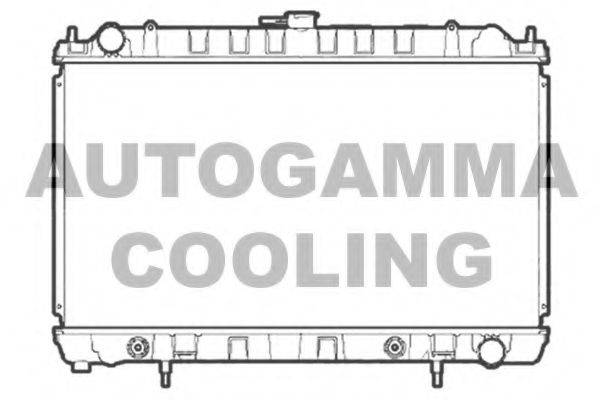 AUTOGAMMA 105572 Радиатор, охлаждение двигателя
