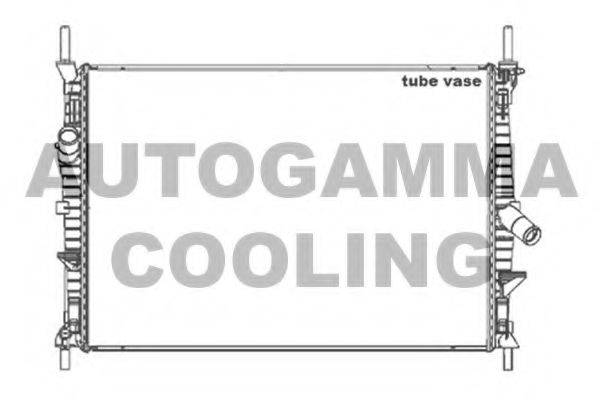 AUTOGAMMA 105590 Радиатор, охлаждение двигателя