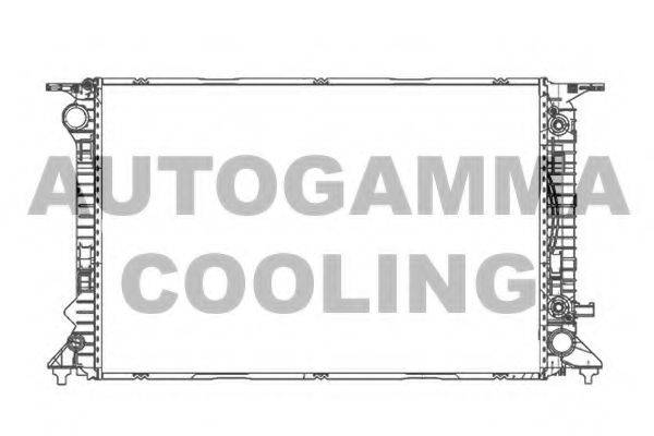 AUTOGAMMA 105611 Радиатор, охлаждение двигателя