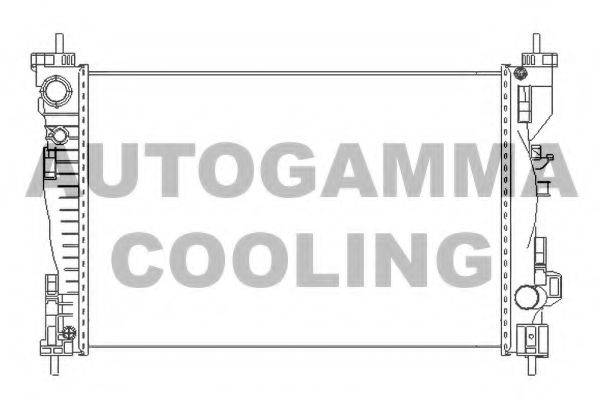 AUTOGAMMA 105626 Радиатор, охлаждение двигателя