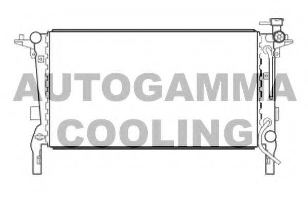 AUTOGAMMA 105737 Радиатор, охлаждение двигателя