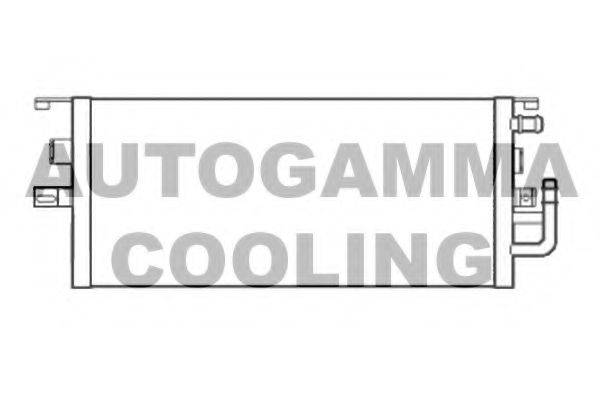 AUTOGAMMA 105758 Радиатор, охлаждение двигателя