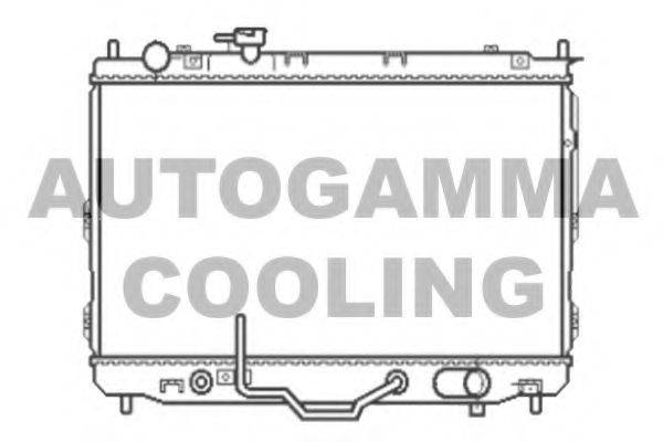 Радиатор, охлаждение двигателя AUTOGAMMA 105802