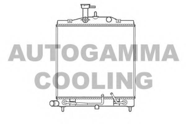 AUTOGAMMA 105806 Радиатор, охлаждение двигателя