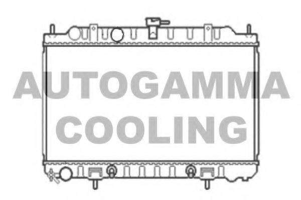 Радиатор, охлаждение двигателя AUTOGAMMA 105811