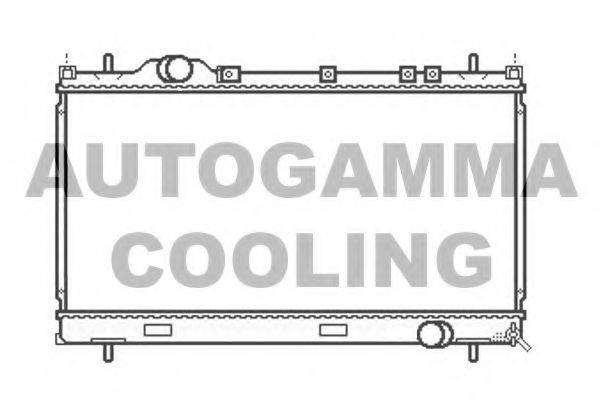 AUTOGAMMA 107015 Радиатор, охлаждение двигателя