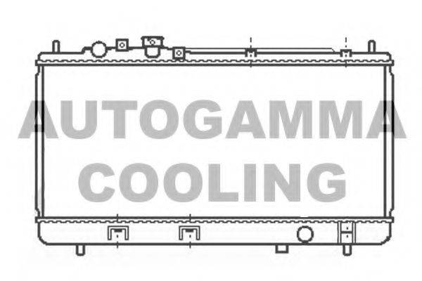 Радиатор, охлаждение двигателя AUTOGAMMA 107038