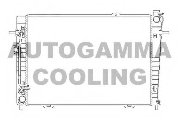 AUTOGAMMA 107072 Радиатор, охлаждение двигателя