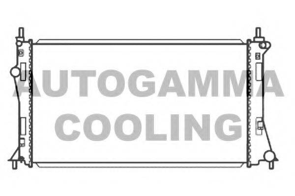 AUTOGAMMA 107197 Радиатор, охлаждение двигателя