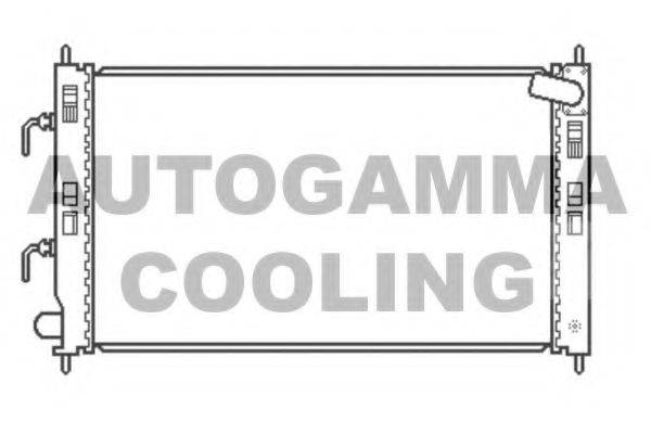 AUTOGAMMA 107229 Радиатор, охлаждение двигателя