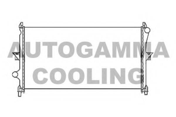 Радиатор, охлаждение двигателя AUTOGAMMA 107250
