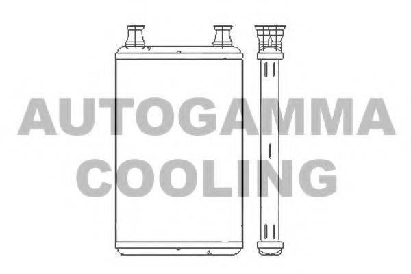 Теплообменник, отопление салона AUTOGAMMA 107260