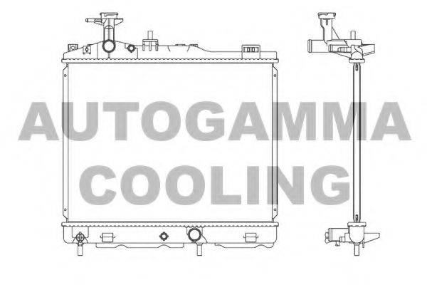 AUTOGAMMA 107365 Радиатор, охлаждение двигателя