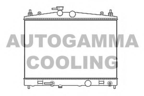 AUTOGAMMA 107458 Радиатор, охлаждение двигателя