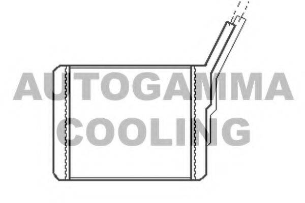 Теплообменник, отопление салона AUTOGAMMA 103527