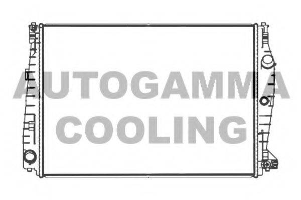 Радиатор, охлаждение двигателя AUTOGAMMA 107503