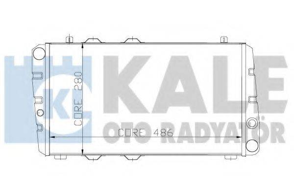 Радиатор, охлаждение двигателя KALE OTO RADYATOR 164600