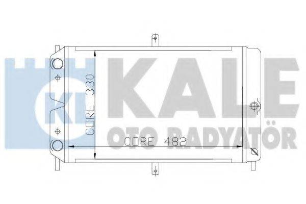 Радиатор, охлаждение двигателя KALE OTO RADYATOR 166200
