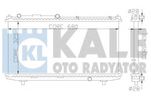 KALE OTO RADYATOR 359900 Радиатор, охлаждение двигателя