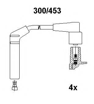 BREMI 300453 Комплект проводов зажигания