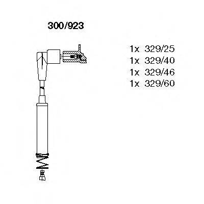 BREMI 300923 Комплект проводов зажигания