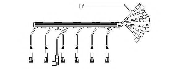 Комплект проводов зажигания BREMI 571A100