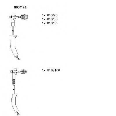 Комплект проводов зажигания BREMI 800/178