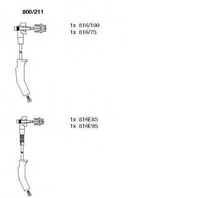 Комплект проводов зажигания BREMI 800/211